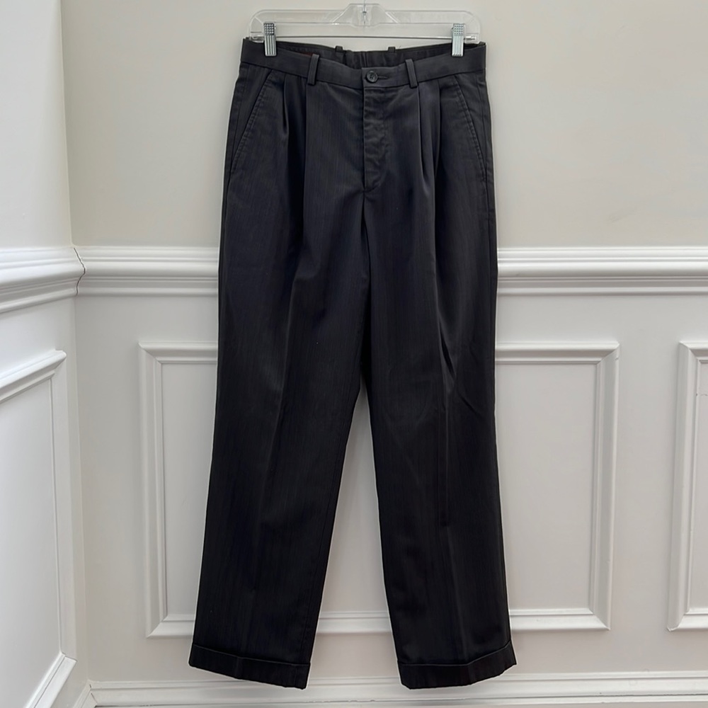 Perry Ellis Classic Fit Grey Dress Pants Size 30/30